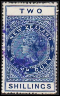 1903-1930. New Zealand. NEW ZEALAND STAMP DUTY 2 SHILLINGS  (MICHEL STEMPEL 14) - JF420718 - Fiscaux-postaux