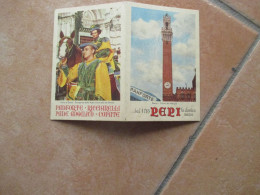 1962 Pubblicità Panforte Ricciarelli Copate PEPI La Classica Marca SIENA Illustrazione Palio Torre Del Mangia - Klein Formaat: 1961-70