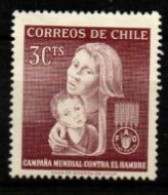 CHILI   .   1963 .  Y&T N° 299 *.   F.A.O.   /   Contre La Faim. - Chile