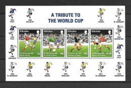 Gibraltar 1998 Football World Cup - France MS MNH - 1998 – Frankreich