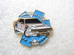 PIN'S    RALLYE  NISSAN 240 RS  J J BARBARA  AMBULANCES  CRÉQUI - Other & Unclassified