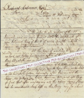 1797 Lettre Sign.Jacob Dorhman Consul Etats Unis à Lisbonne > Richard Codman  Paris  NAVIGATION NEGOCE  V.HISTORIQUE - ... - 1799