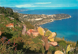 06 - Roquebrune - Cap Martin - Vue Générale Du Cap-Martin. Au Premier Plan, La Plage De Cabbé; Au Loin L'Italie - CPM -  - Roquebrune-Cap-Martin