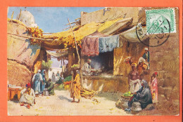 31965 / ⭐ Künstler-AK Carl WUTTKE R-171 ◉ OMDURMAN KHARTUM Soudan ◉ Bazar Scene Rue Life Street Bazaar à PENTECOUTEAU - Sudan