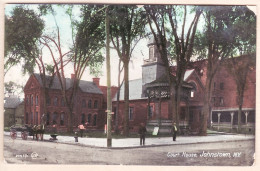 31770 / ⭐ ◉ NEW-YORK Court House JOHNSTOWN 1908 From ROUCOULES F To FOULQUIER Maison Cervolles PERPIGNAN - Sonstige & Ohne Zuordnung