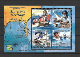 Gibraltar 1999 Ships - Maritime Heritage MS MNH - Gibraltar