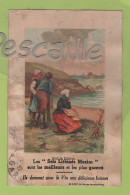 PUBLICITE LES SELS LITHINES MAXIM SONT LES MEILLEURS ET LES PLUS GAZEUX / ILS DONNENT AVEC LE VIN UNE DELICIEUSE BOISSON - Werbepostkarten