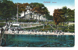Collund  Strand. Used Flensburg 1913.  S-5023 - Nordschleswig