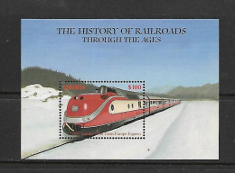 LIBERIA 2000 TRAINS  YVERT N°B261 NEUF MNH** - Treni