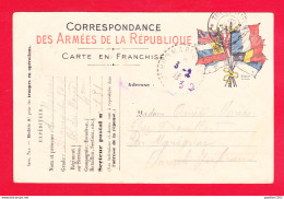 Guerre-14-18-(341)Ph49 Correspondance Des Armées, Courrier Adressé En Charente Maritime - Weltkrieg 1914-18