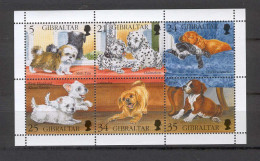 Gibraltar 1996 Animals - Dogs Sheetlet MNH - Gibraltar