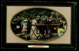 Ref 1658 - Early Framed Postcard - Ferrari's Performing Birds - Llandudno Wales - Caernarvonshire