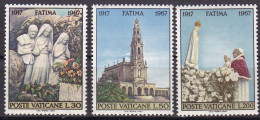 Vatikan, 1967, 528/30, MNH **..50. Jahrestag Der Marienerscheinung Von Fatima. - Unused Stamps