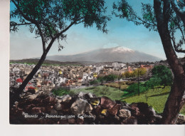 BRONTE CATANIA PANORAMA CON L' ETNA  VG - Catania