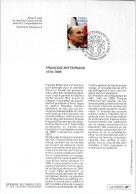 D341 - CARTE DE CHATEAU CHINON DU 04/01/97 - FRANCOIS MITTERAND - Bolli Commemorativi