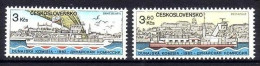 TSCHECHOSLOWAKEI MI-NR. 2679-2680 POSTFRISCH(MINT) MITLÄUFER 1982 EUROPÄISCHE DONAUKOMMISSION SCHIFFE - Idee Europee