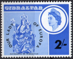 GIBRALTAR/1966/MNH/SC#182/ QUEEN ELIZABETH II/ QEII / STATUE OF THE MADONNA - Gibraltar