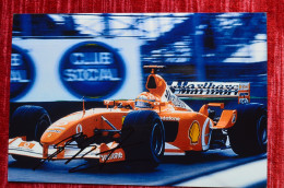 Hand Signed Photo Michael Schumacher 20x30cm - Sportspeople