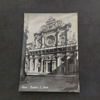 Cartolina 1955. Lecce. Basilica S. Croce.  Condizioni Eccellenti. Viaggiata. - Lecce