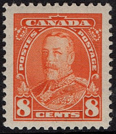 CANADA 1935 KGV 8c Orange SG346 MH - Unused Stamps