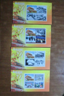 China.serie Completa Di Foglietti Nuovi Semiufficiali Del 2008 - Unused Stamps