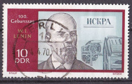 DDR 1970 Mi. Nr. 1557 Lenin O/used (DDR1-3) - Lenin