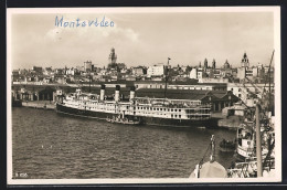 AK Montevideo, Passagierschiff Am Hafen  - Uruguay