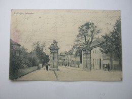 Göttingen ,Strasse     , Schöne Karte Um 1903,Knickspur - Goettingen