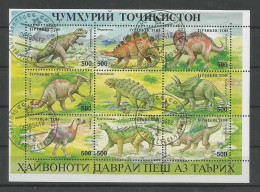 Tadjikistan 1994 Prehistoric Fauna S/S  Y.T. BF 4 (0) - Tadschikistan