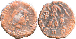ROME - Nummus AE4 - VALENTINIEN II - SALVS REIPVBLICAE - Rome (RP) - 1.37 G. - RIC.64a1 - 20-473 - The End Of Empire (363 AD To 476 AD)