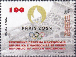 NMK 2024-10 OLYMPIC GAMES PARIS, NORTH MACEDONIA, 1v, MNH - Estate 2024 : Parigi