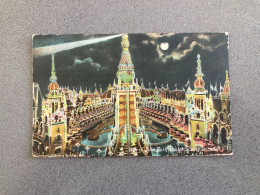 View Of Luna Park At Night Coney Island New York Carte Postale Postcard - Sonstige & Ohne Zuordnung