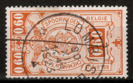 Chemins De Fer TR 142, Obliteration Relais Etoile (sterstempel) Centrale Et Nette LOMBISE, R.RARE - Gebraucht