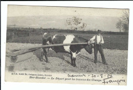 Ster-Stavelot  -  Le Départ Pour Les Travaux Des Champs   1904 - Stavelot