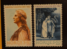 Norway . 1995 . Set Of 2 Stamps MNH  , Kristen Flagstad - Unused Stamps