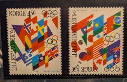 Norway . 1994 . Set Of 2 Stamps MNH  , Winter Olympic - Unused Stamps