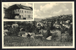 AK Mettendorf / Bitburg, Hotel Zur Post, Panorama  - Bitburg