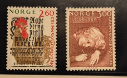 Norway . 1989 . Set Of 2 Stamps MNH , School 250 Year - Ungebraucht