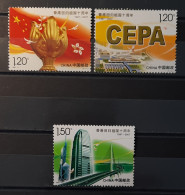 2007 - China - MNH - 10th Anniversary Of Return Of Hong Kong To China - 3 Stamps - Neufs