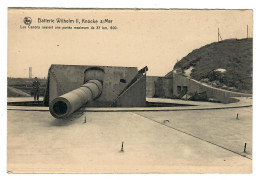 Knokke  Knocke    Batterie Wilhelm II  Les Canons Avaient Une Portée Maximum De 37 Km. 500 - Knokke