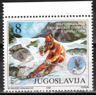 Yugoslavia 1992 - Centenary Of Skiing In Montenegro - Mi 2530 - MNH**VF - Unused Stamps