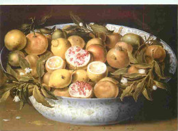 Art - Peinture - Osias Beert - Citrons , Grenades Et Branches De Citronnier Dans Une Me Coupe En Porcelaine De Chine Pos - Malerei & Gemälde