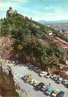 Saint Marin - La Deuxième Et La Troisième Tour Vues De La Forteresse - Automobiles - CPM - Voir Scans Recto-Verso - San Marino