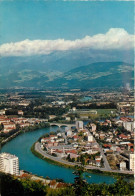 38 - Grenoble - Vue Générale - Les Méandres De L'Isère - Chaîne De Belledonne - Carte Dentelée - CPSM Grand Format - Car - Grenoble