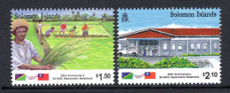 Solomon Islands 2003 20th Anniversary Of Diplomatic Relations With Republic Of China Set MNH (SG 1052-1053) - Salomoninseln (Salomonen 1978-...)