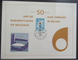 1691 'Radio-omroep 50 Jaar' - Documenti Commemorativi