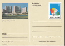 UNO WIEN  P 3, Ungebraucht, UNO-Emblem 1985 - Cartas & Documentos