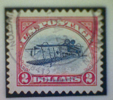 United States, Scott #4806a, Used(o), 2013, Inverted Jenny, Single, $2, Blue, Black, And Red - Gebraucht