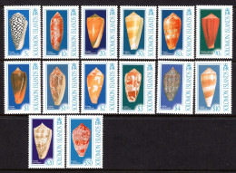 Solomon Islands 2006 Cone Shells Set MNH (SG 1202-1215) - Salomoninseln (Salomonen 1978-...)