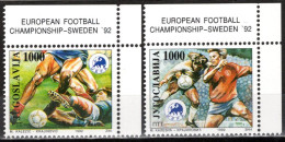 Yugoslavia 1992 - Football European Championship In Sweden - Mi 2542-2543 - MNH**VF - Neufs